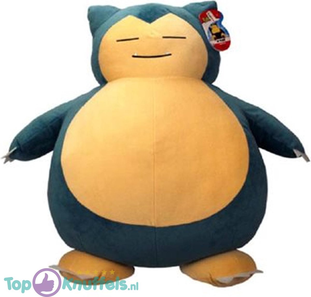 Snorlax Pokémon Pluche Knuffel XXL 60 cm | Pokemon Plush Toy | Pokemon XL groot Speelgoed Knuffel voor kinderen | Extra grote knuffeldier!